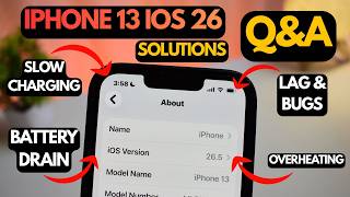 iPhone 13 iOS 26 Hindi Q&amp;A 🔥 | Slow Charging, Battery Drain, Lag &amp; Overheating - How to Solve!