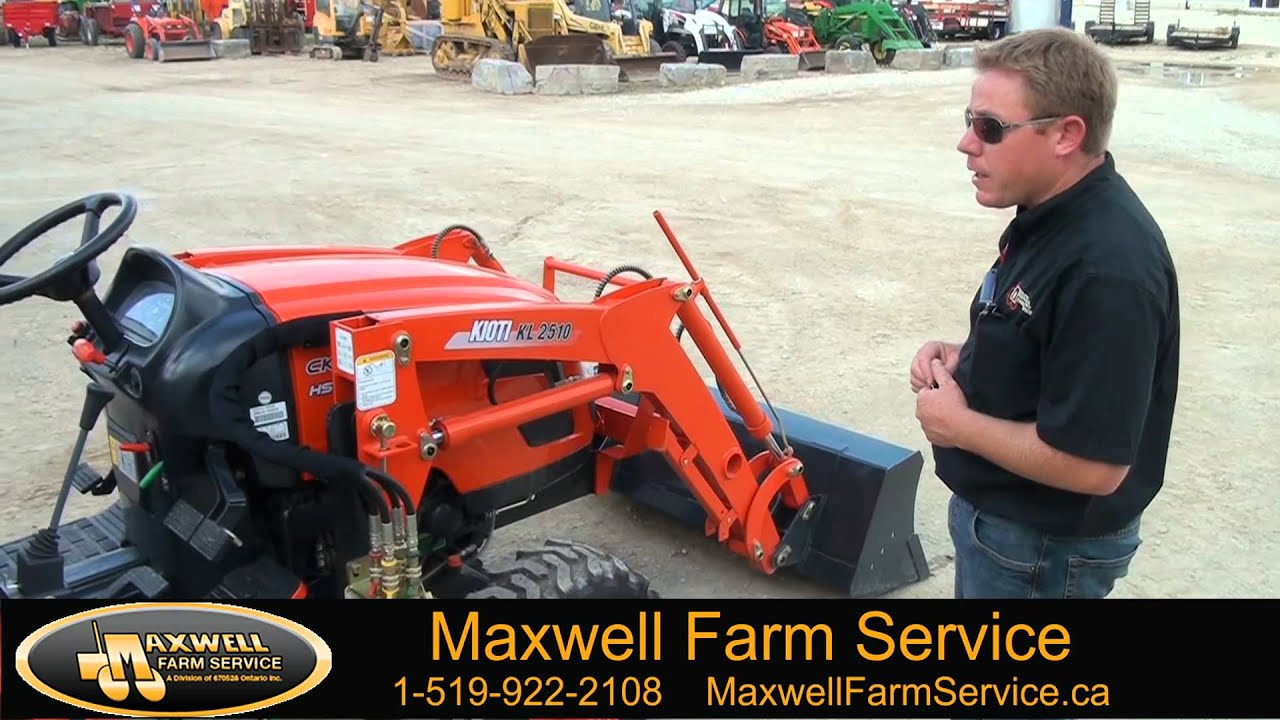 Kioti CK 2510 New Tractor Release Maxwell Farm Service YouTube