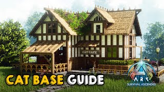 Cozy Cat Café Base | Building Tutorial | ARK: Survival Ascended!
