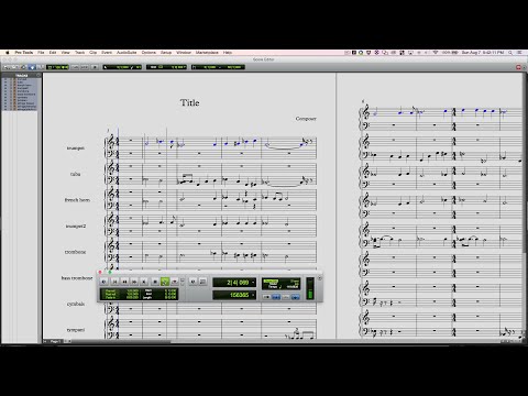 Pro Tools 12.5 - Synchronize Audio and Midi
