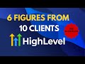 How to Build a 6 Figure Business With Just 10 Clients Using HighLevel