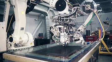 Automated fiber placement with laser heating