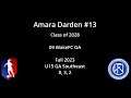 Amara Darden - 2028 Girls Academy Midfielder / Outside Back - Fall 2023 U15 GA Highlights