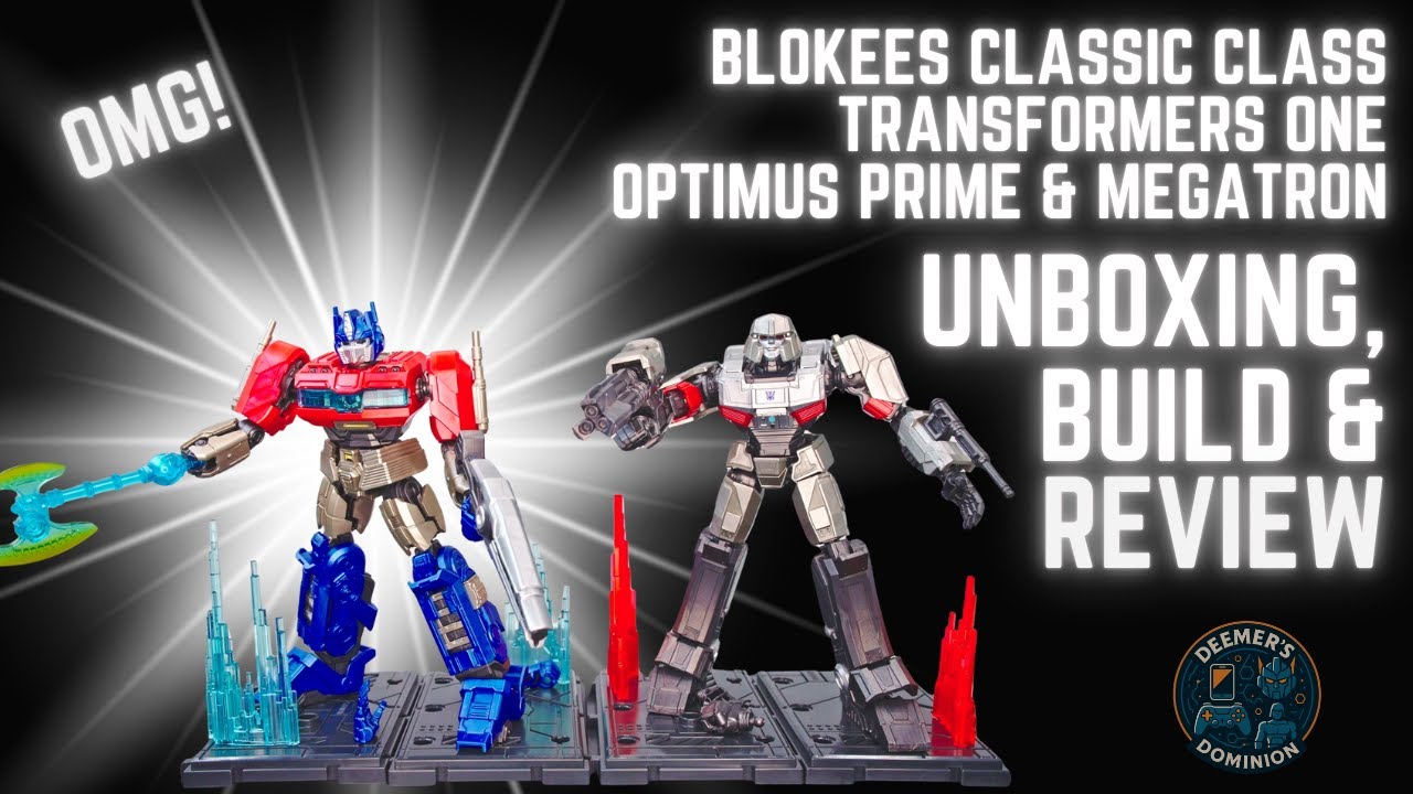 Blokees Transformers One Classic Class Optimus Prime & Megatron (2-figure set)