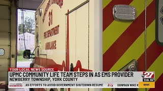UPMC Community Life Team steps in as EMS provider in Newberry Township