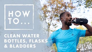 How to clean water bottles, flasks and bladders | Salomon How to screenshot 2