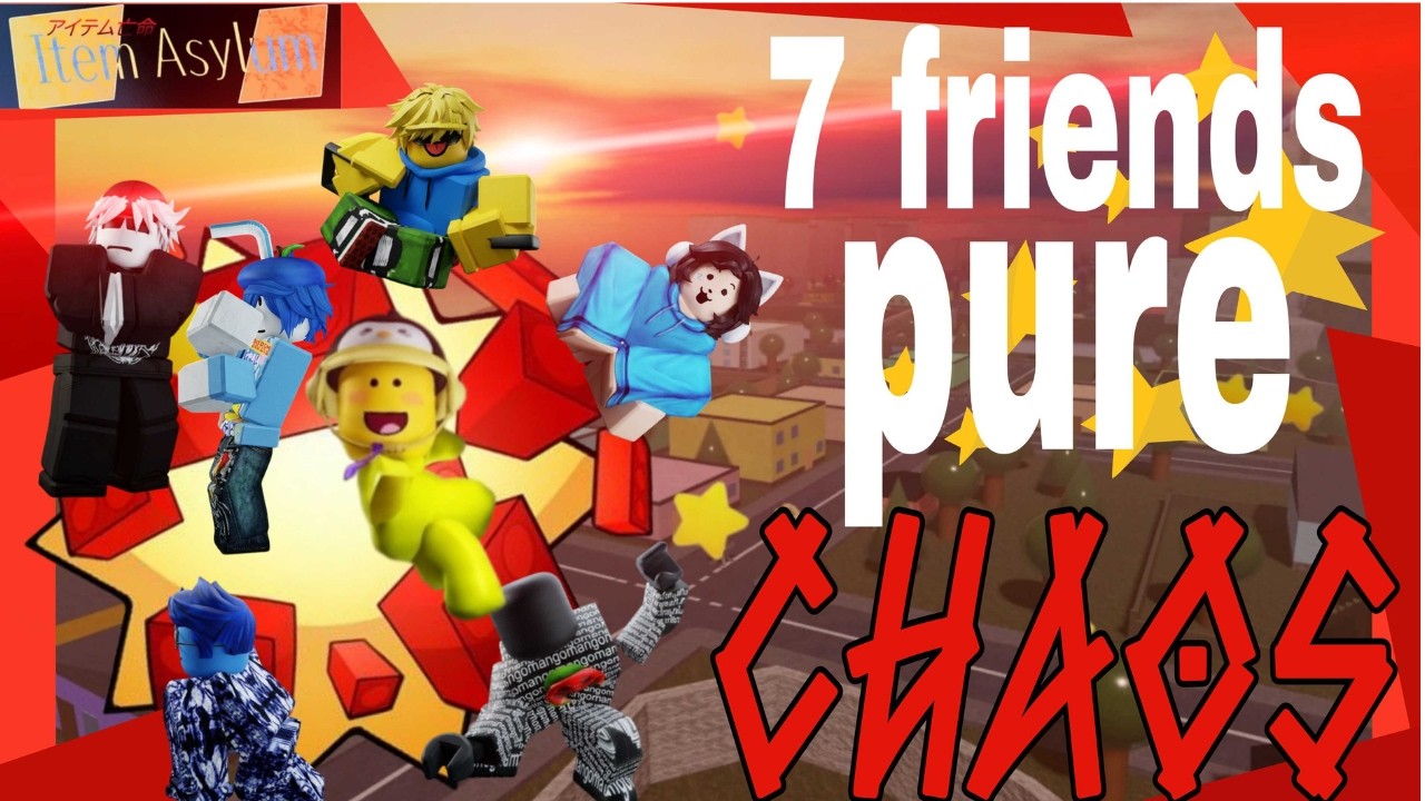 7 Friends Play Item Asylum for the First Time PURE CHAOS - YouTube