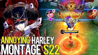 HARLEY MONTAGE S22 || HARLEY HIGHLIGHTS! MOBILE LEGENDS BANG BANG