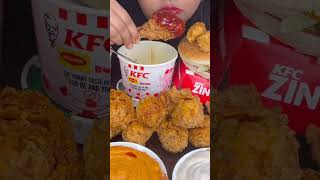 KFC Maggie bowl, fried  chicken leg piece ,Zinger burger KFC challenge viralvideo shortsvideo