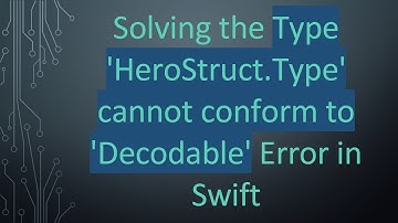Solving the Type 