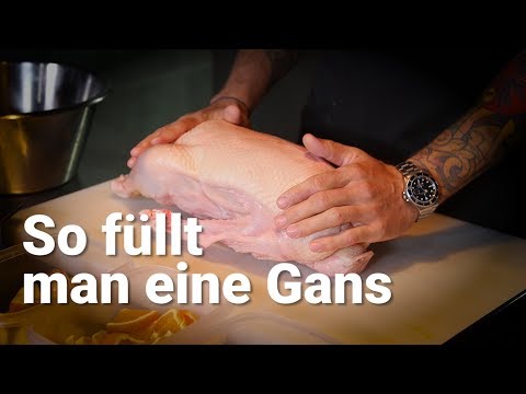 Video: Wie Man Eine Gans Füllt