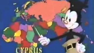 Video thumbnail of "Animaniacs - Nations of the World (Yakko's World) with capitals"