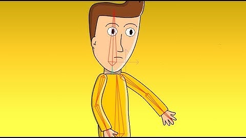 How To Make A Character In Moho 12 / Anime Studio Part 4 - Bone rigging - Animation Tutorial