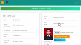 Upload Photo Ijazah - Universitas Terbuka