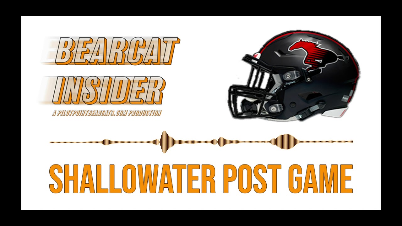 Bearcat Insider Shallowater Post Game Show YouTube