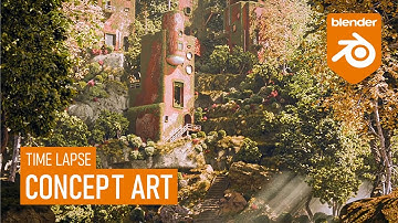 Blender Concept Art (time lapse)