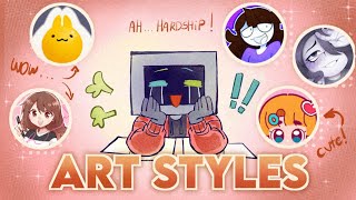 Trying More Art Styles... Art Style Challenge