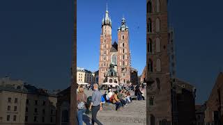 Kościół Mariacki, rynek główny - Kraków, Polska - Cracow, Poland