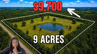 I Found 9 Acres With A Pond For $9,700 Hidden On Zillow And Still Available!
