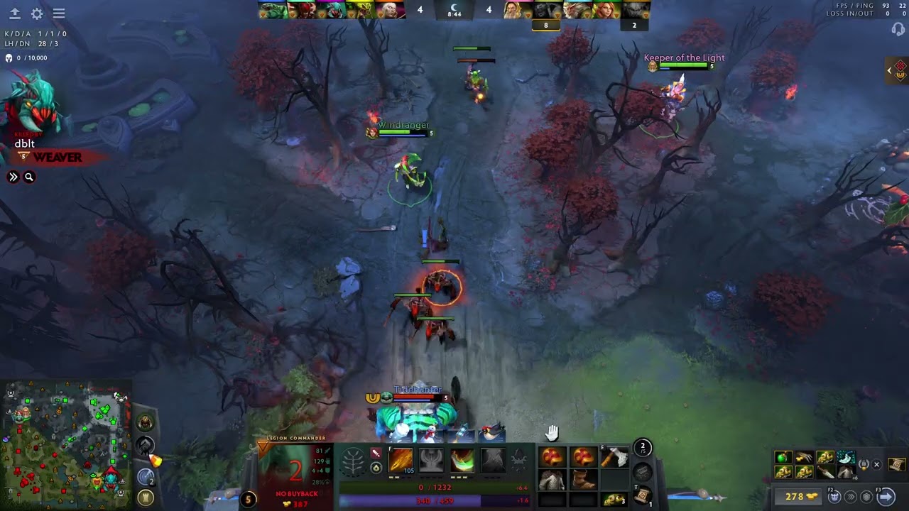 LC Loss(0): Problems, dota2/1297