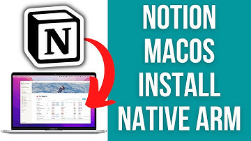 How To Install Notion macOS M1 Mac (Native ARM) - Note Taking Application