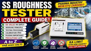 What is Ra Value?| SS Roughness Tester Full Explained | Acceptable Ra Value कितनी होनी चाहिए? #viral