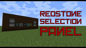 Minecraft - 1.19 1.18 1.17.1 Redstone Side by Side Selection Panel
