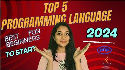 Top 5 Programming Languages 2024 | Best Programming Languages To Learn In 2024