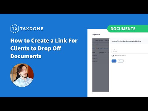 How to Create a Link For Clients to Drop Off Documents