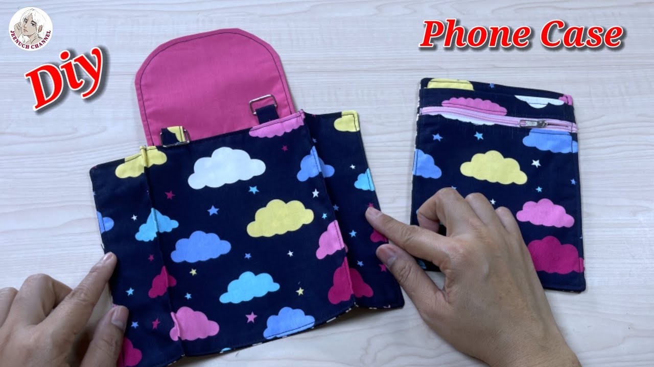 Diy Sling Bag How to Make Cell Phone Bag Mobile Pouch Making YouTube