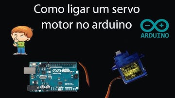 Como ligar o servo motor no arduino.