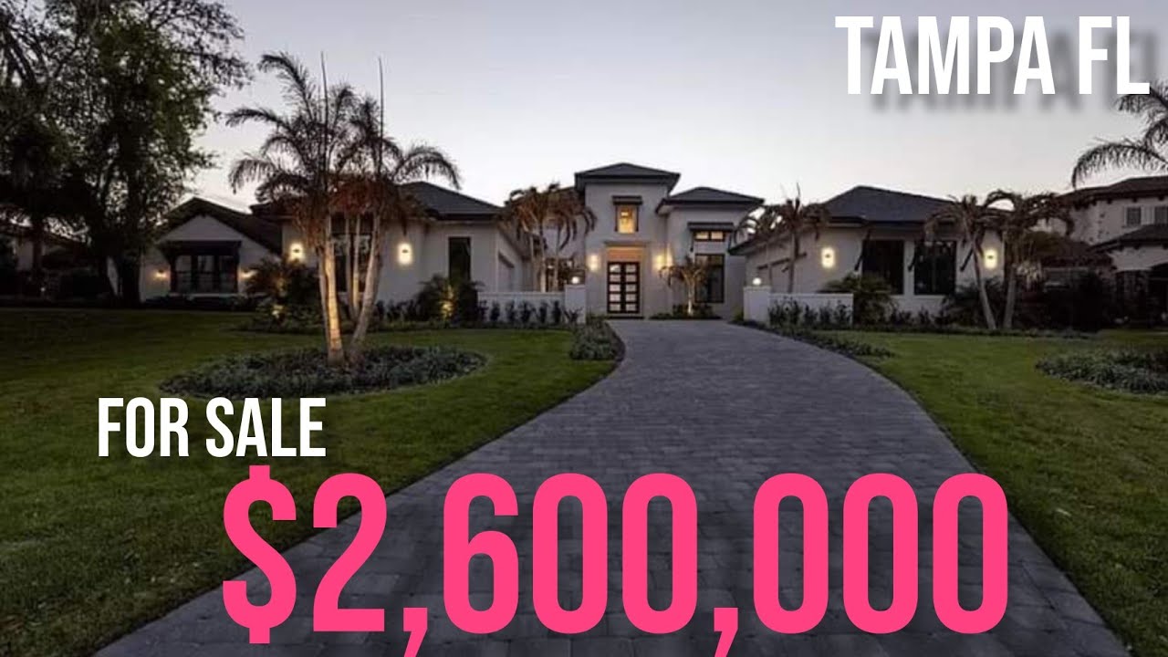 LUXURY HOME FOR SALE IN FISHHAWK! TAMPA, FL 2,600,000 w Yulia Olivo