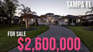 LUXURY HOME FOR SALE IN FISHHAWK! TAMPA, FL | $2,600,000 w Yulia Olivo, Realtor