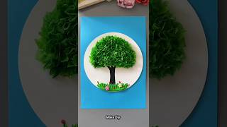 How to Make Easy Paper Tree Wall Hanging 🌳 | DIY Tissue Paper Tree Craft | Home Decoration Idea Profile