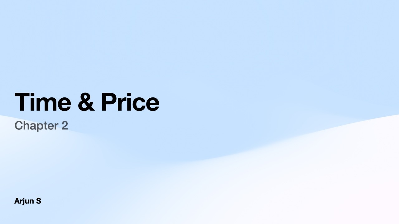 Chapter 2: Time & Price - YouTube