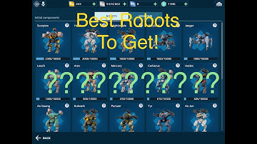 Top 5 BEST robots to produce in the War Robots Workshop WR