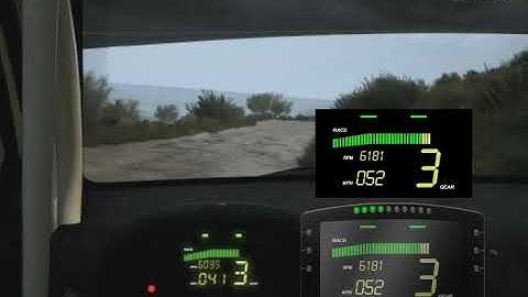 EA WRC ingame dashboard replicate