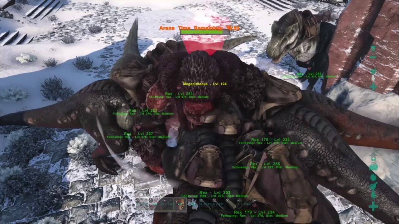 Ark survival evolved ps4 How to kill megapithecus on hard solo 5MINS ...