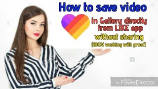 how to save like app video in gallery without post only 2 min☺ screenshot 3