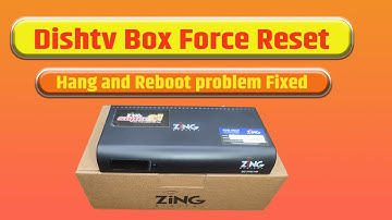Zing Dishtv and D2h Box hang and Reboot Problem Fix | Hard Reset Secret Code Dishtv Zing Box