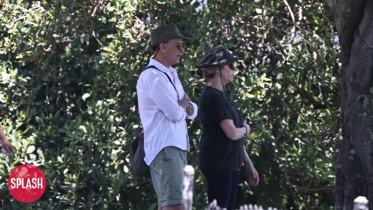 Tom Hanks And Wife Rita Wilson hike The Sydney Harbour Foreshore