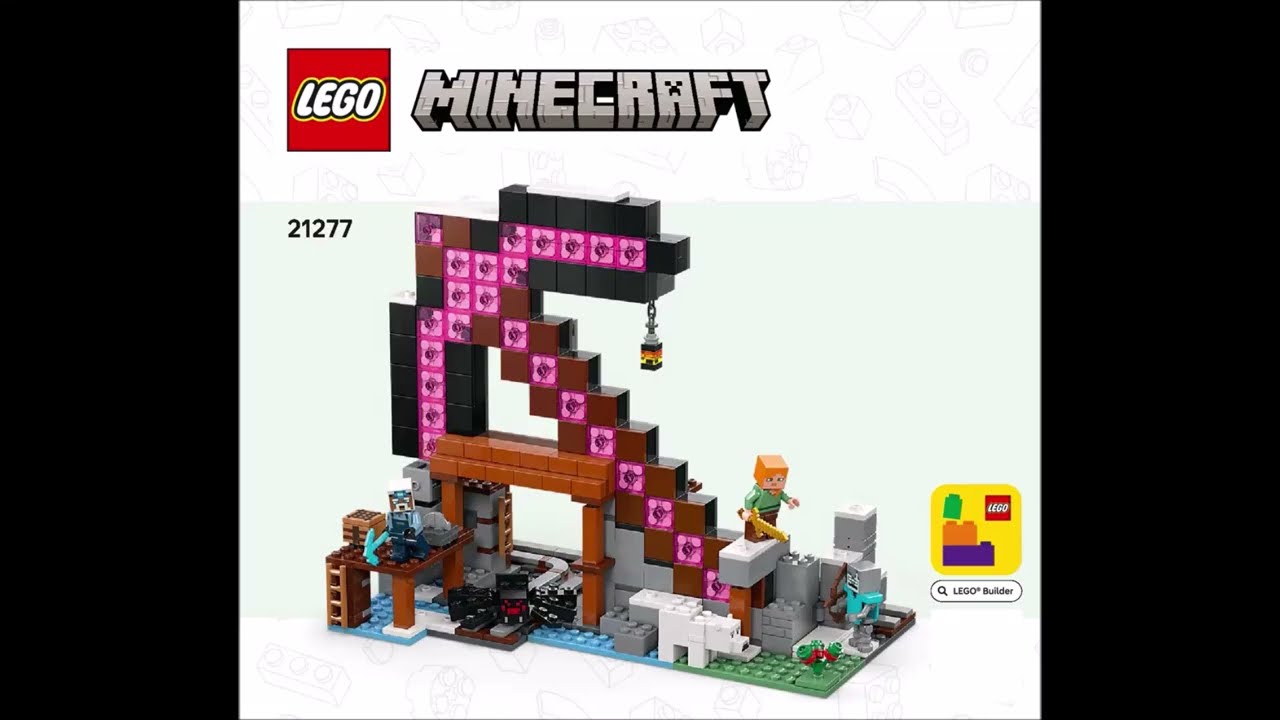 ぶる LEGO 21277 Instructions | Minecraft | The Pickaxe Mine - YouTube
