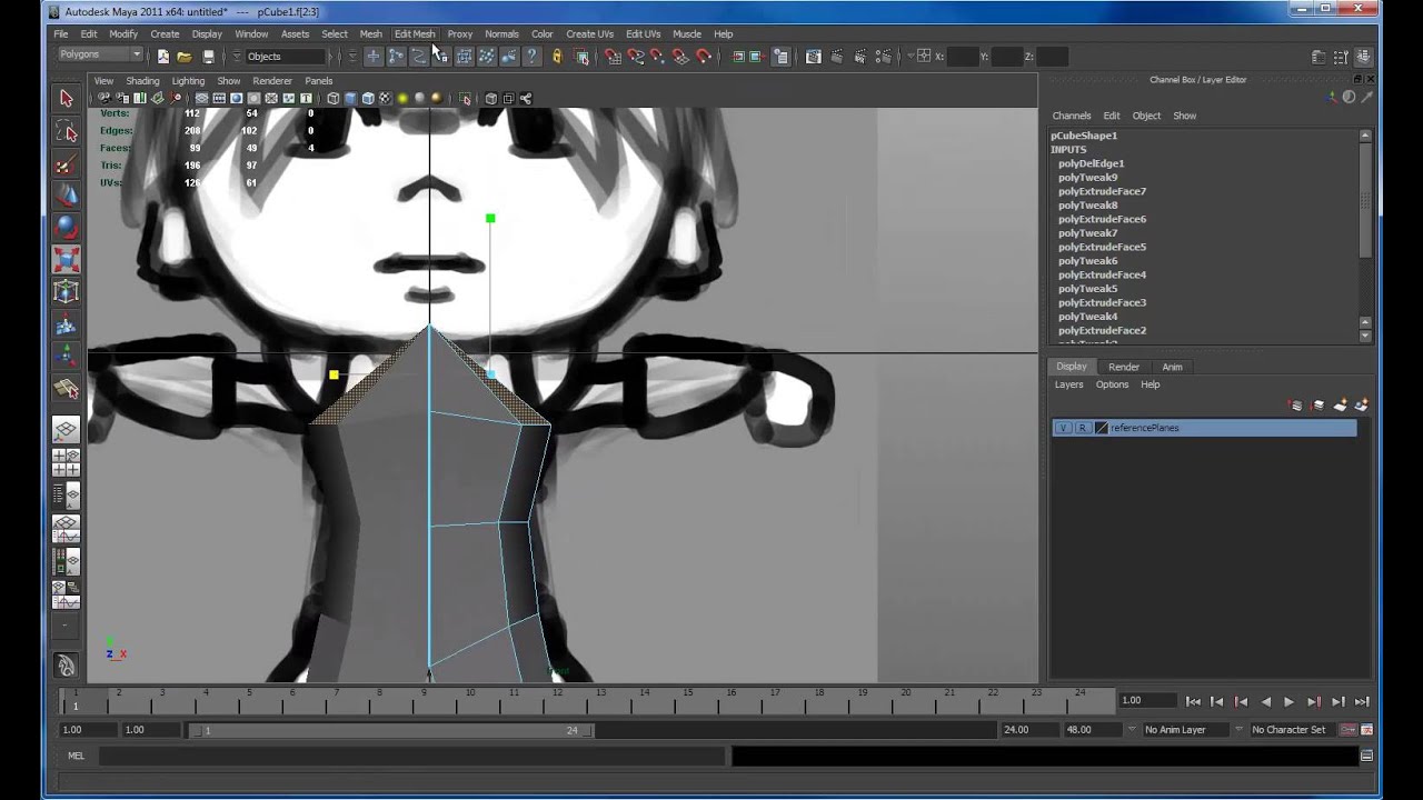Low Poly Model Maker Modelling a Low-Poly Character - YouTube