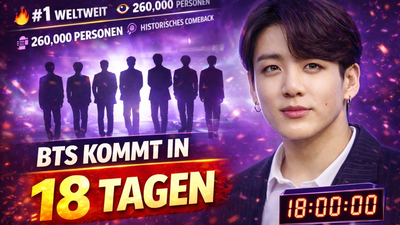 BTS KOMMT IN 18 TAGEN ZURÜCK — DAS COMEBACK, DAS DIE WELT ERSCHÜTTERN WIRD!