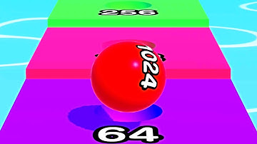 Ball Run 2048 Merge Number ! MAX LEVELS Gameplay Walkthrough New Update Part 243 android, ios