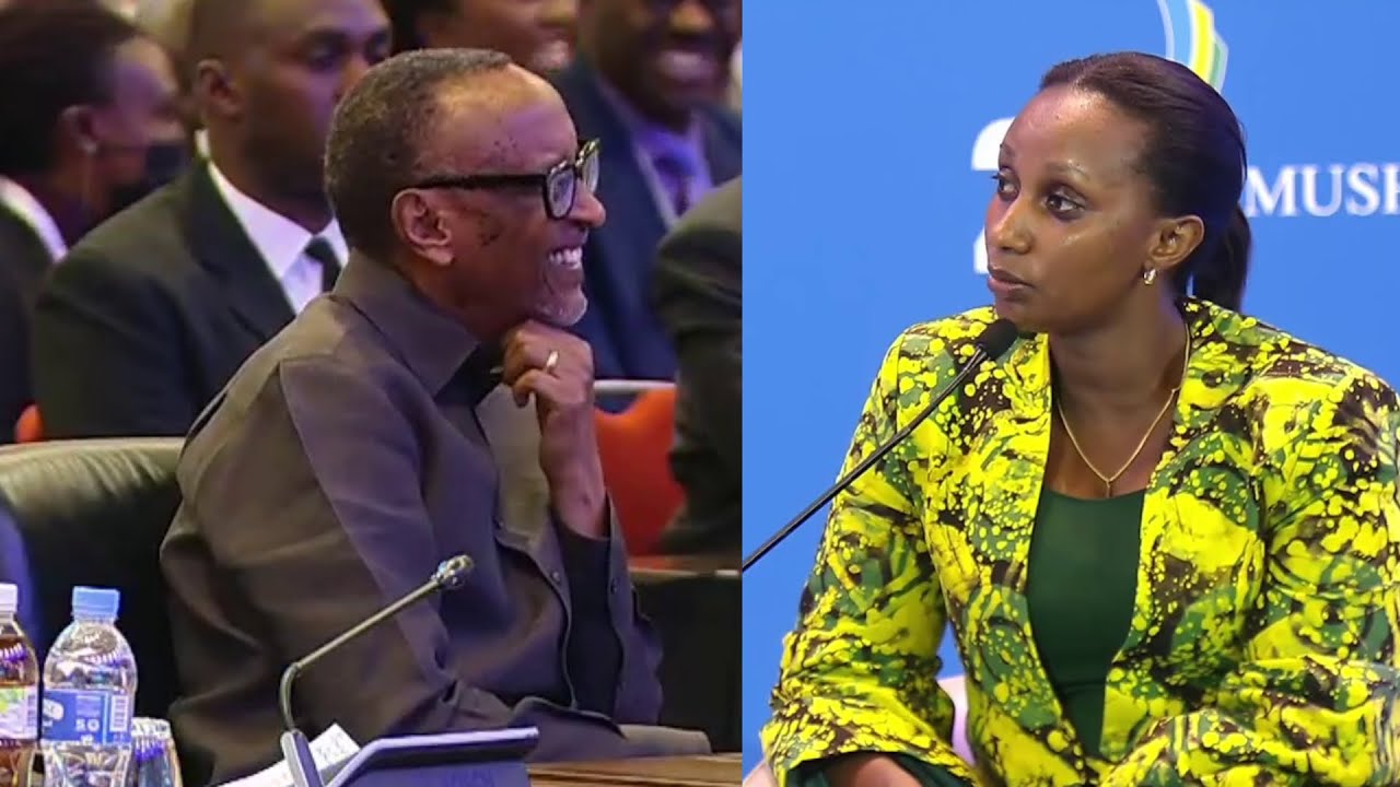 Umunyamakuru #Scovia Ntiyiburira | umva uko asekeje Perezida Kagame #umushyikirano20