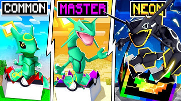 Upgrading Lucky Blocks To NEON POKEMON (minecraft)