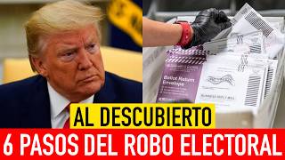 HORRIBLE: LOS 6 PASOS DE TRUMP para robarse las elecciones