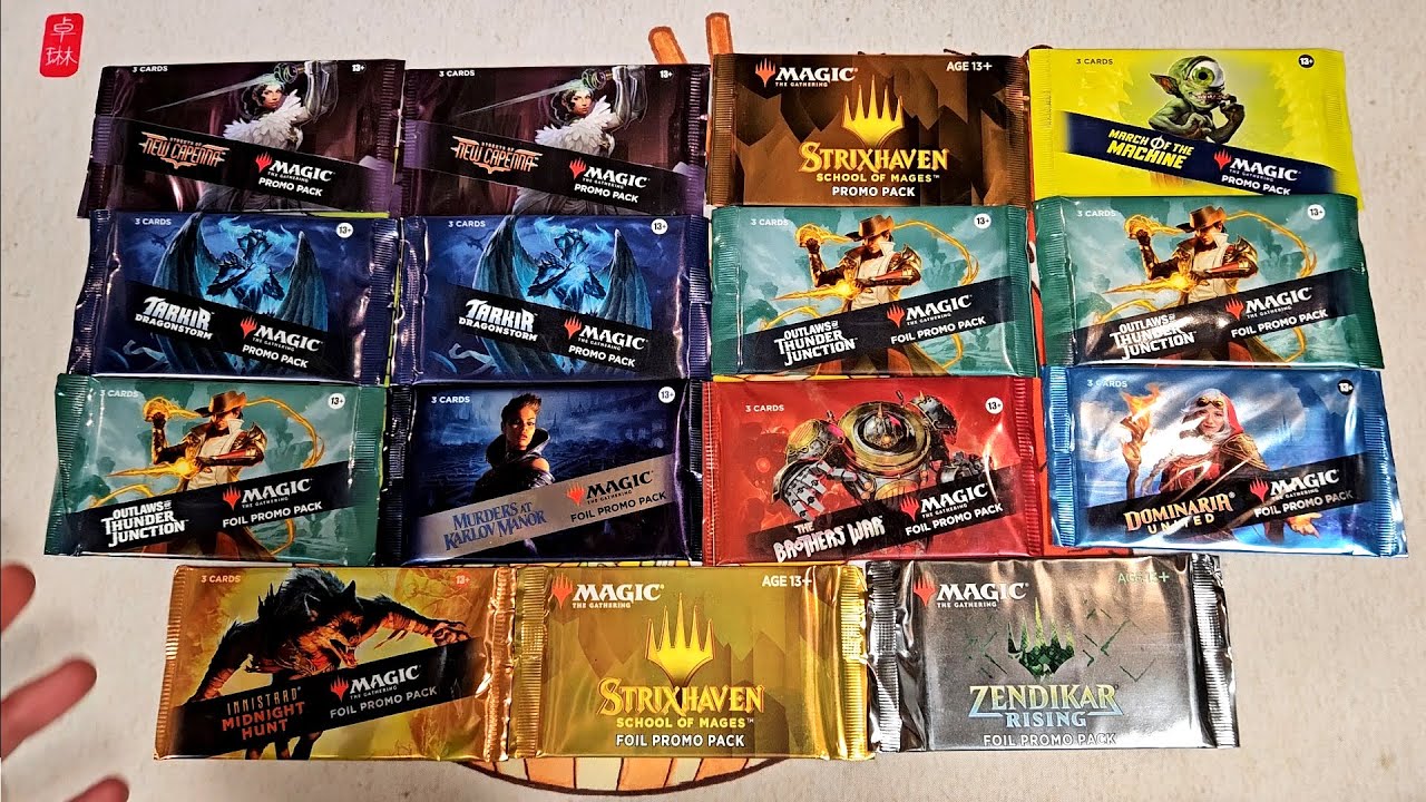 Fifteen Promo Packs That I've Been Saving For Years! - YouTube