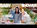 baby shower gifts unboxing, signs of labor, nesting, matcha in SATX
